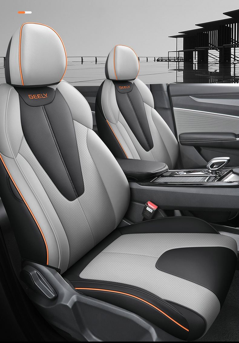 26 Geely Boyue Special Seat Covers for All Seasons, Breathable Seat Cushions, Boyue Fully Surrounded Seat Cushions, Car Seat Covers