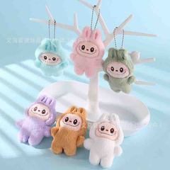 インターネット有名人かわいいバブルトラブ布人形ぬいぐるみペンダント diy 人形キーホルダー女の子バックパックペンダントバッチ