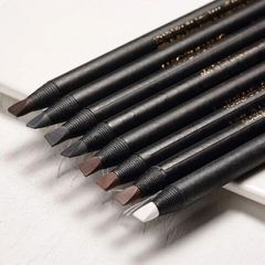 新商品の黒バラのフラットヘッドの硬い芯の線の眉毛の筆は汗を防ぎます。