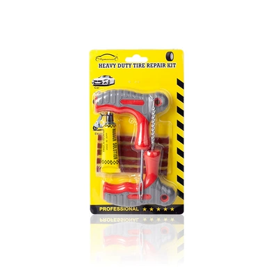 Car Tire Repair Emergency Kit, Electric Vehicle Vacuum Tire Quick Repair Kit, Car Tire Repair Tools (Kempinq və səyahət) - gray-and-red-tire-repair-tool