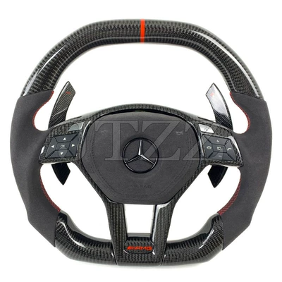 class steering wheel carbon — Steering wheel - style-8