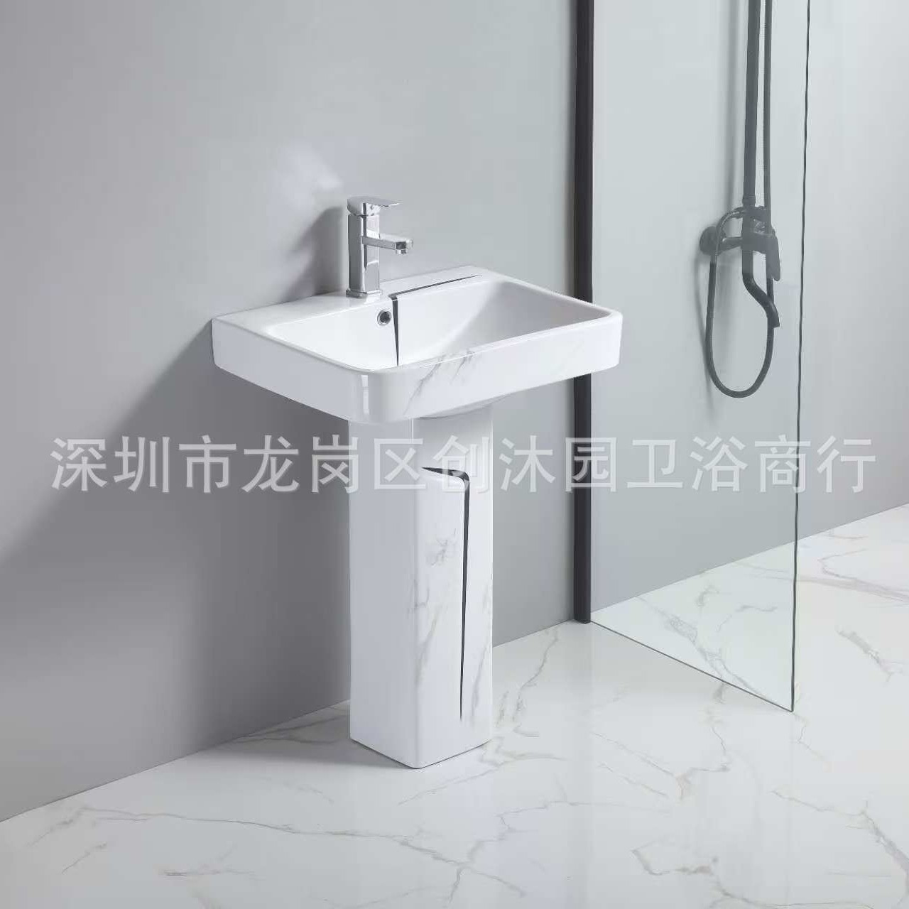 Exportación de comercio exterior Inodoro de color Inodoro de cerámica Fila de piso Fila de asiento de pared Inodoro directo/sifón toilet