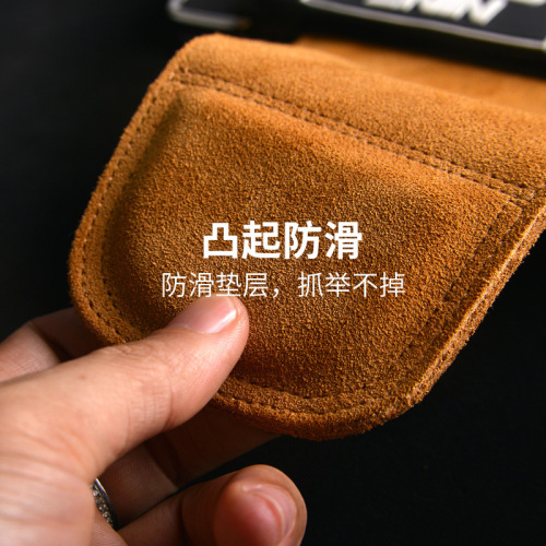 Deadlift booster belt fitness gloves pull-up training back grip strength men's and women's cowhide palm protector wrist horizontal bar auxiliary belt