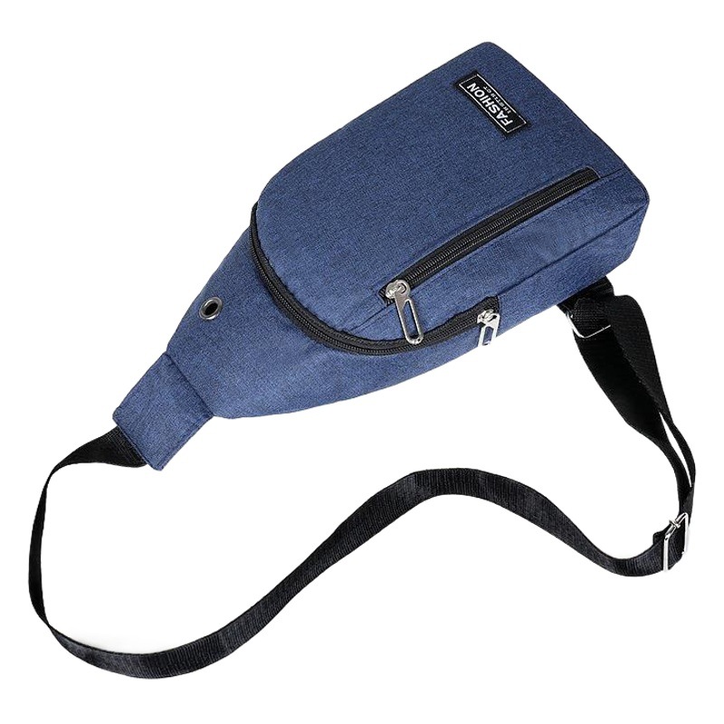 Nuevo bolso de pecho casual de los hombres transfronterizos estilo coreano impermeable Oxford tela deportes bolsa pequeña bolsa de hombro bolso bandolera mochila