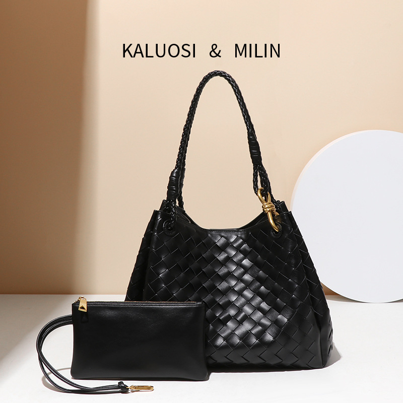 Shu Qi's woven parachute with large capacity for commuting, hand-held tote , open top drawstring, mom, child, mother_voghion.com