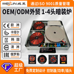 威菱隐藏式岩板感应暗装炉家商用1-4多头炉跨境外贸工厂直销