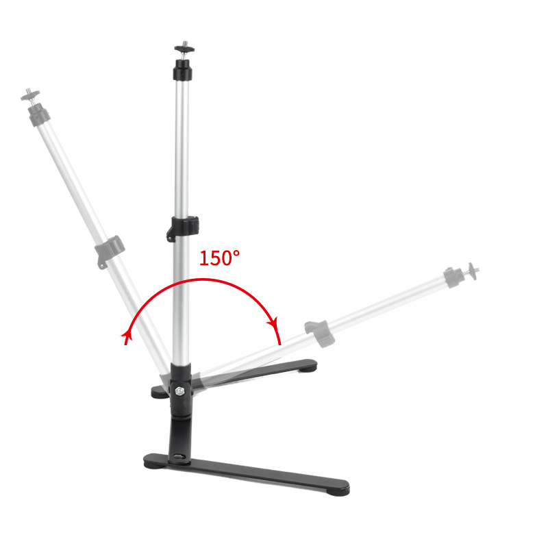 Aleación de aluminio teléfono móvil Flip stand teléfono móvil Multi-ángulo de disparo macro soporte de escritorio perezoso portátil marco de soporte