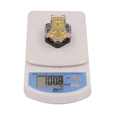 Car audio amplifier modification insurance one-two/one-out two ground wire box distribution box splitter pure copper (Other Car Modifications) - copper-piece-about-1008g