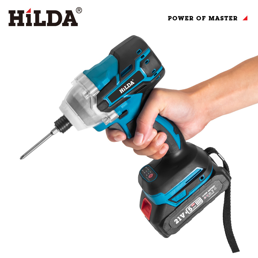 Hilda fuente de fábrica en stock hogar clavo extractor litio recargable llave eléctrica gran torque herramienta