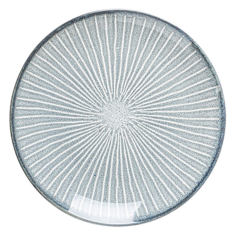 Colección de platos de 8 pulgadas, hogar japonés, plato de comida occidental retro, plato de carne, plato de cerámica, plato de postre, plato al por mayor