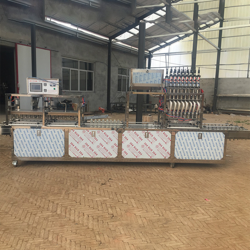 自立袋灌装机 缸筒定量自动灌装铝箔封口机 直立袋灌装旋盖