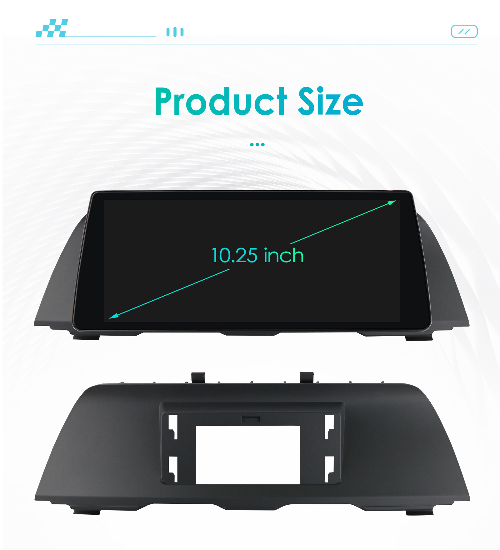 10.25inch Bmw Navigation 525I 528I Is Suitable for 11-12 Models 5 Series F10 F11 Modified High-Definition Large Screen