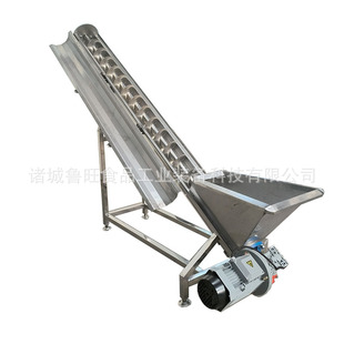 Factory direct open lid spiral conveyor stainless steel dragon elevator condiment screw feeder