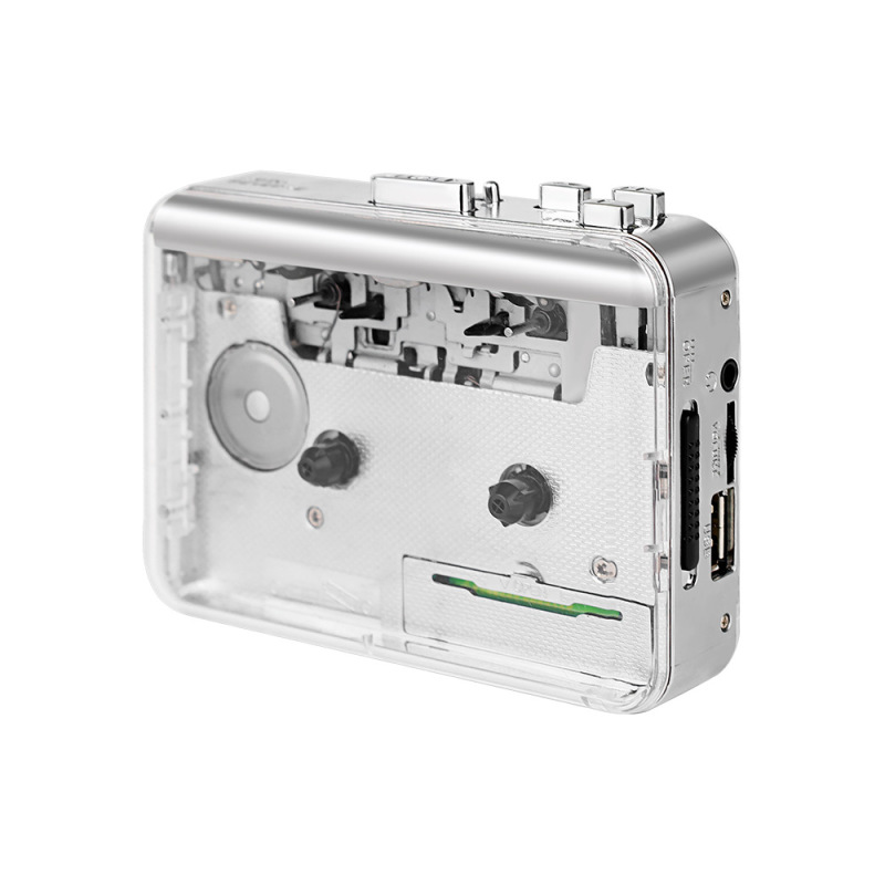 透明カセットプレーヤー MP3 記録 U ディスクプレーヤー ステレオテーププレーヤー|undefined