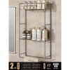 5001 transparent color wall hanging rack 2 layers