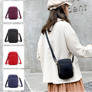 One-shoulder bag, phone bag, nylon waterproof bag, small wallet