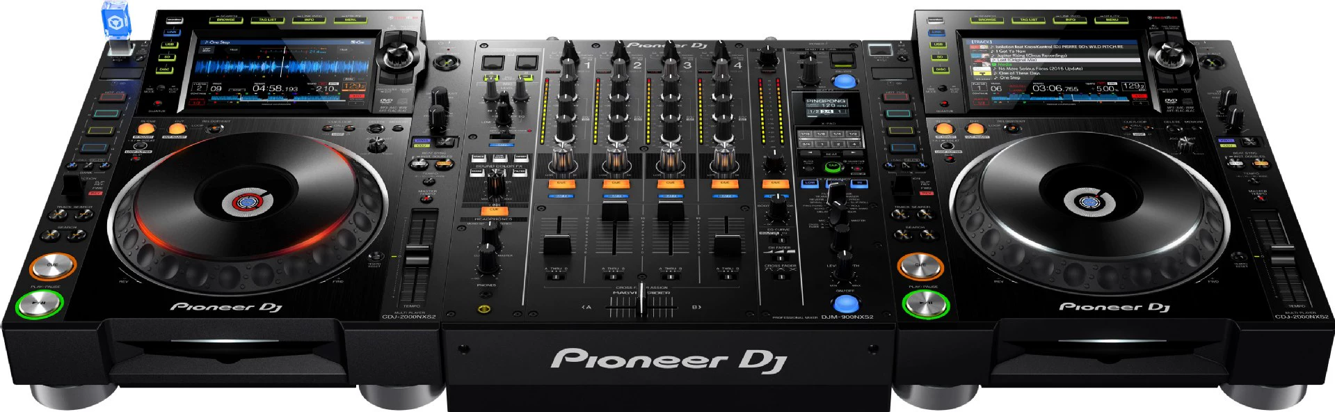 Совершенно новый DJ-плеер CDJ2000nxs2 с микшером DJM900nxs2.