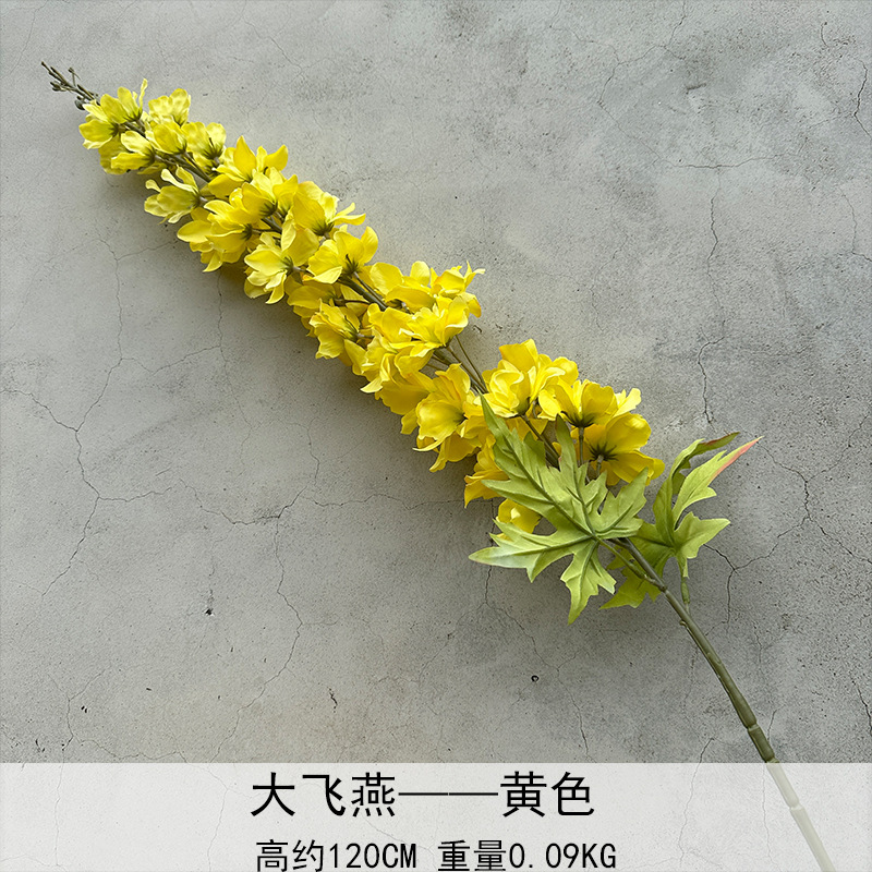 Jacinto Super gran rama mil orquídea salón de bodas arreglo floral decoración alta flor material de Flor Alta rama alta golondrina voladora grande anti-Flor artificial