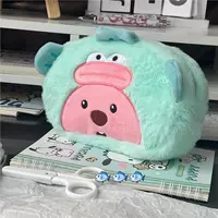 Маленький бобр Руби кошелек для монет маленький мини-сумка для переноски плюшевая сумка для макияжа милый loppy сумка для ручки