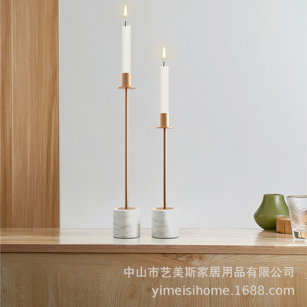 Marble organic candle