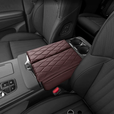 Armrest Box Elevated Leather Pad | Armrest box pad