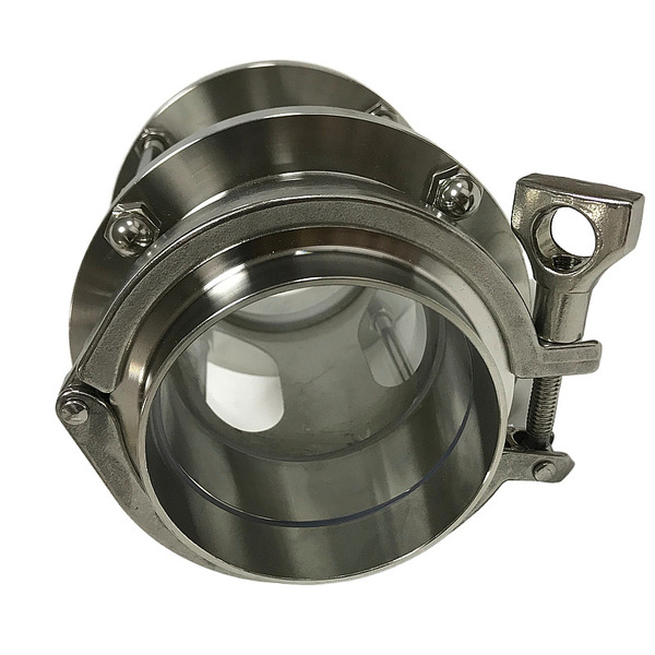 Sanitary grade quick installation sight cup