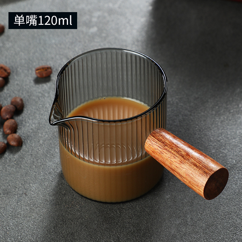 木は口の小さいミルクの杯のコーヒーのミルクの杯のイタリア式のガラスのコーヒーの計量カップのラテカップのミニのミルクの缶の杯の杯の杯の杯の杯の杯の杯の杯|undefined