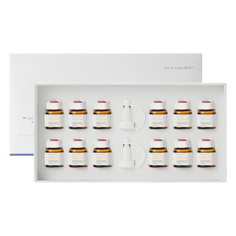 Оригинальное решение L-VC осветляет тон кожи, увлажняет, контролирует выделение жира, эссенция-ампула, безыгольный набор для салонов красоты Water Light.