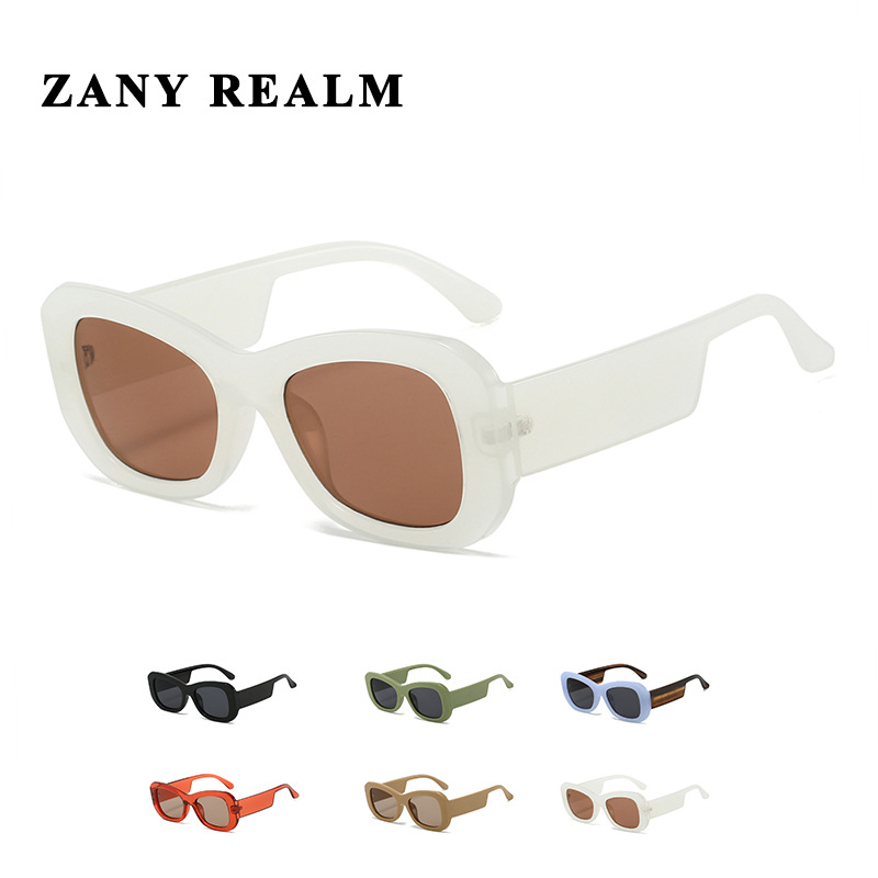 Las nuevas gafas de sol de pierna ancha de personalidad de la fábrica de Ouguang están de moda al aire libre gafas de sol europeas y americanas de todo fósforo gafas de sol de calle transfronterizas