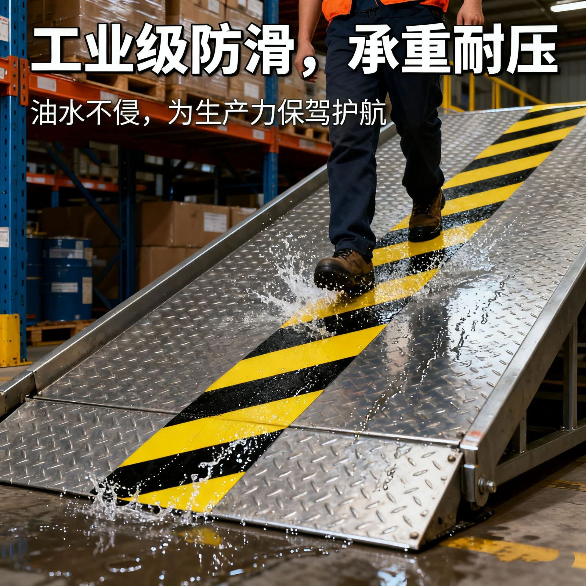 Cinta antideslizante esmerilada, cinta antideslizante de PVC colorida para escalones, cinta impermeable para pisos exteriores, cinta antideslizante colorida