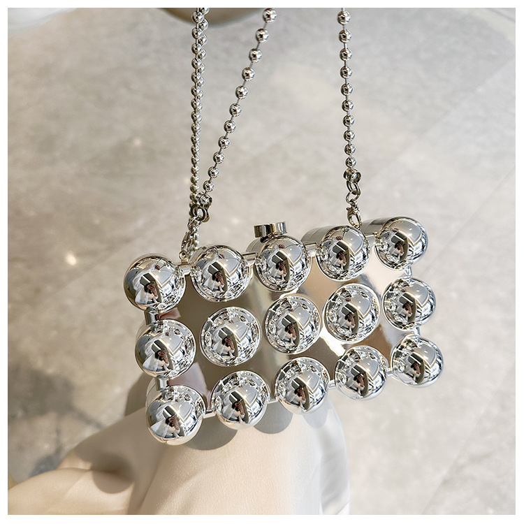 Acrylic bag 2025 New style, European and American cross-border single-shoulder fashionable design women's chain box bag undefined