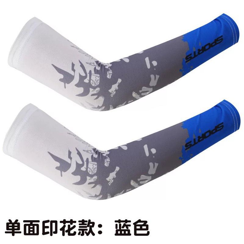 Manga de hielo de los hombres de verano deportes al aire libre ovisleeve a prueba de Sol de conducción de las mujeres transpirable delgada manga del brazo de protección solar