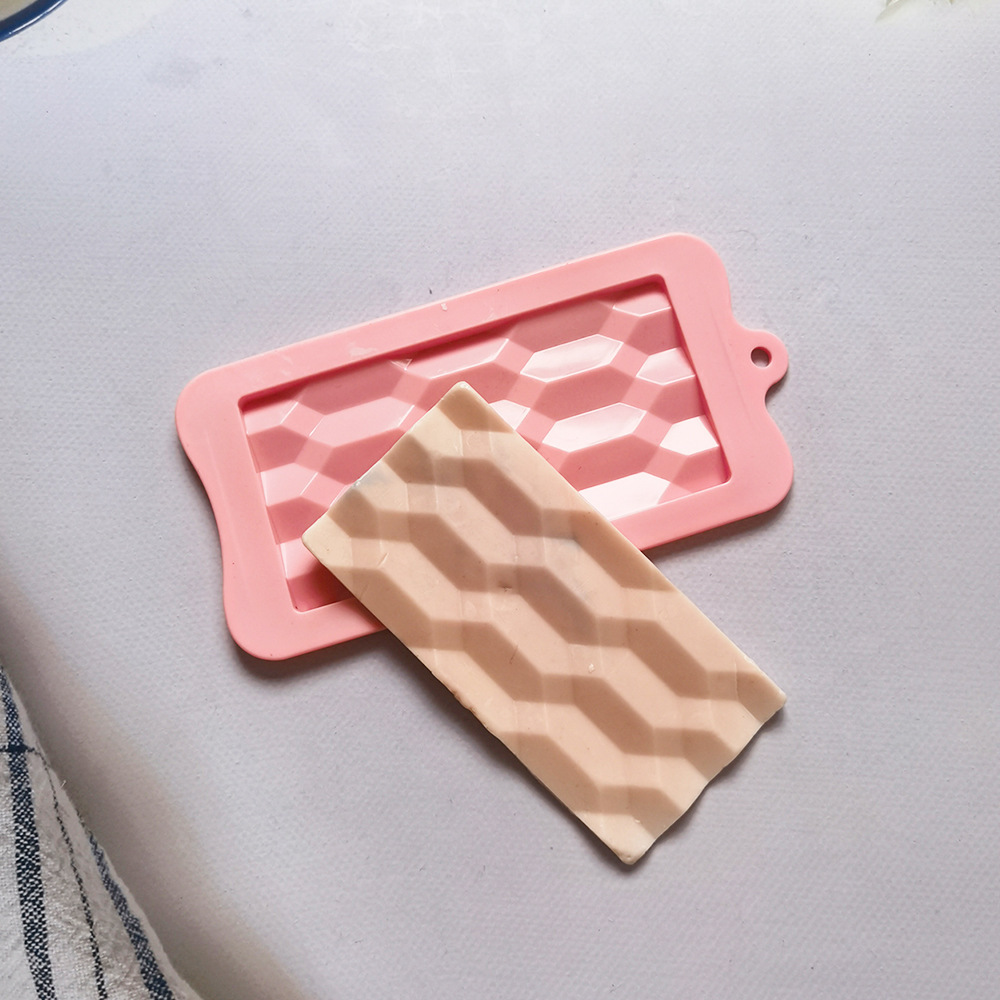 Escalones de chocolate 169 molde de silicona pastel helado pudín molde de postre jabón utensilios