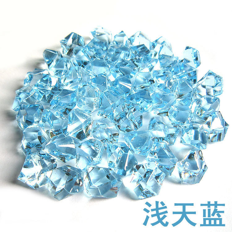 シミュレーションアイスブロック透明カラー水晶石偽アイスブロックdiy撮影道具アクリルアイスブロック水槽装飾|undefined