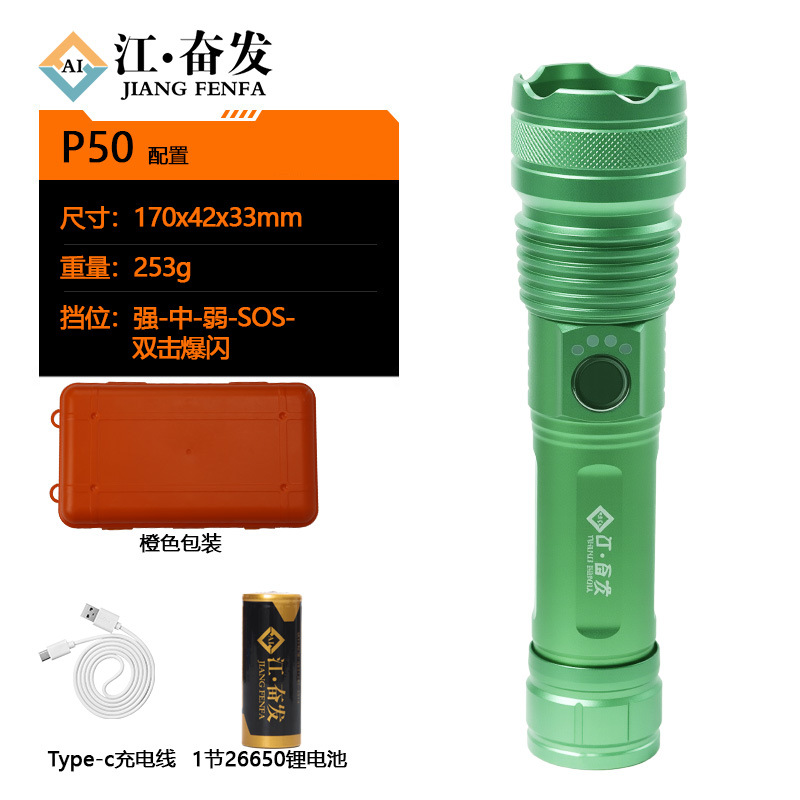 Linterna láser de luz fuerte explosión de larga duración de carga táctica multifuncional mini antorcha láser blanca al aire libre