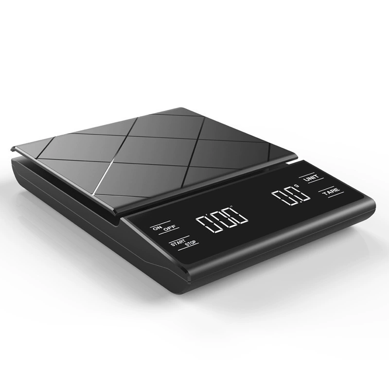 Factory wholesale kitchen 3kg 5kg chronograph coffee scale kitchen scale food scale small portable grams