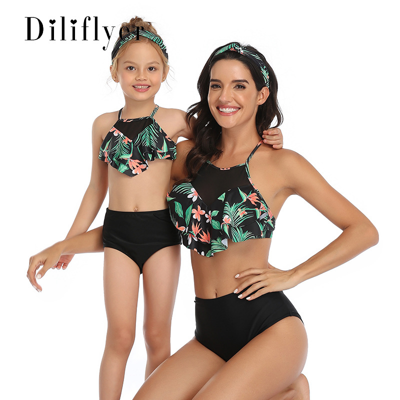Hiyu Parent-child Swimsuit Model Bikini Ready-made Swimsuit