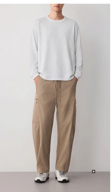 Áo hoodie nam nỉ cao cấp phong cách thông minh, chia cắt lập thể, kiểu dáng đơn giản hiện đại — đen chi tiết 11
