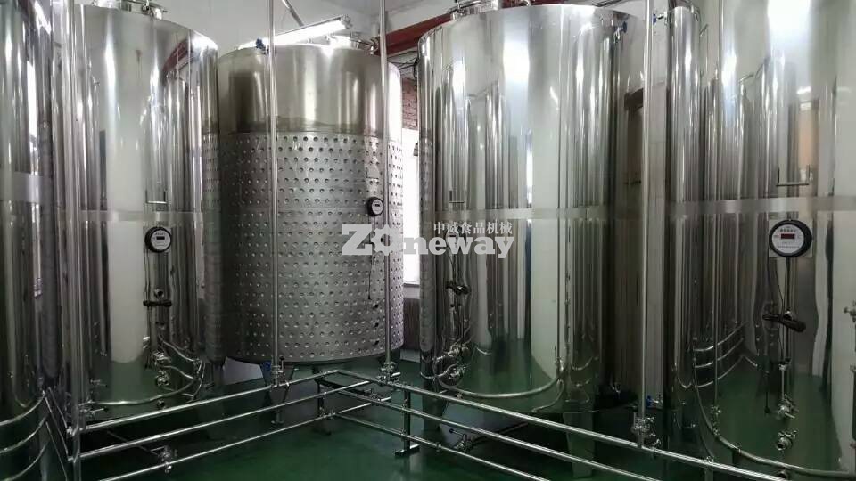 蓝莓 黑莓 树莓果酒加工生产线机械设备  果酒发酵生产线成套设备