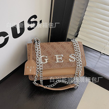 潮流时尚腋下小方包包女2024跨境新款超火简约链条单肩斜挎包bags