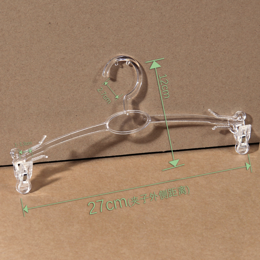 Толстая и толстая прозрачная подставка для бюстгальтера.