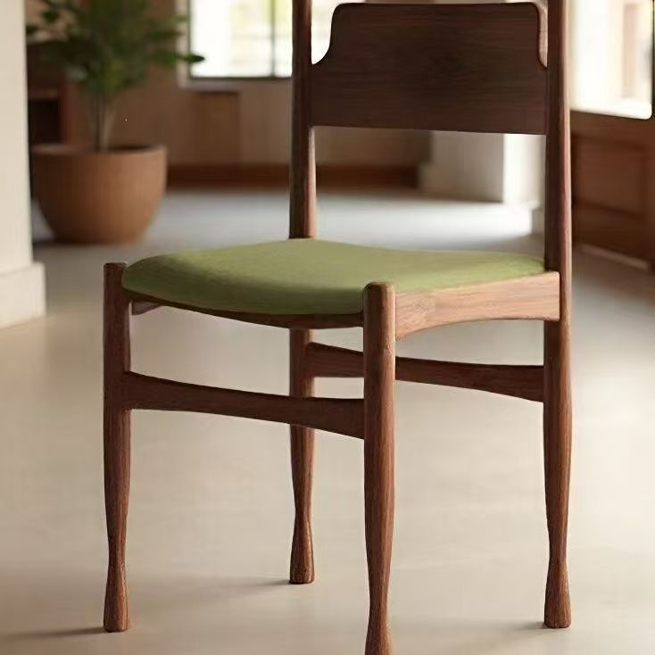 Sillas de comedor de madera maciza estilo medieval retro francés sillas de comedor de madera maciza sillas de respaldo de banco