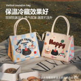 Портативный термос, охлаждаемый креативный пакет, увеличенная толщина, сумка для еды