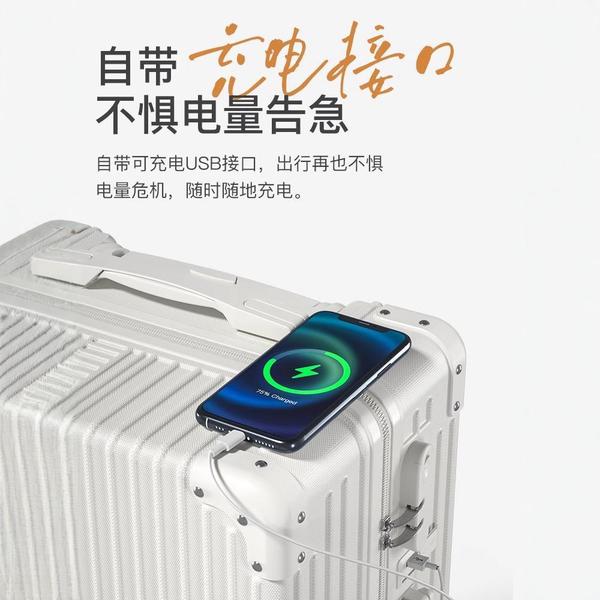 Capacious suitcase