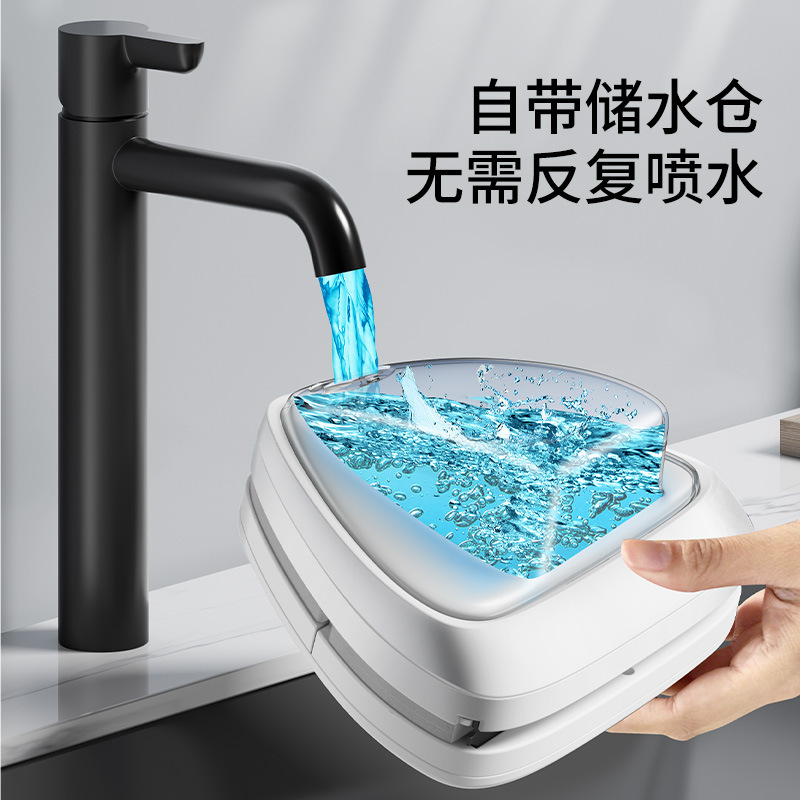 Limpiador de ventanas de inyección de agua al por mayor transfronteriza limpieza doméstica limpiador de vidrio magnético de doble cara limpiador de vidrio hueco de doble capa