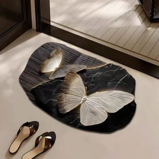 Soft Diatom Mud Bathroom Anti-Slip Mat Door Carpet Bathroom Mat Simple Toilet Door Mat Bathroom Absorbent Floor Mat