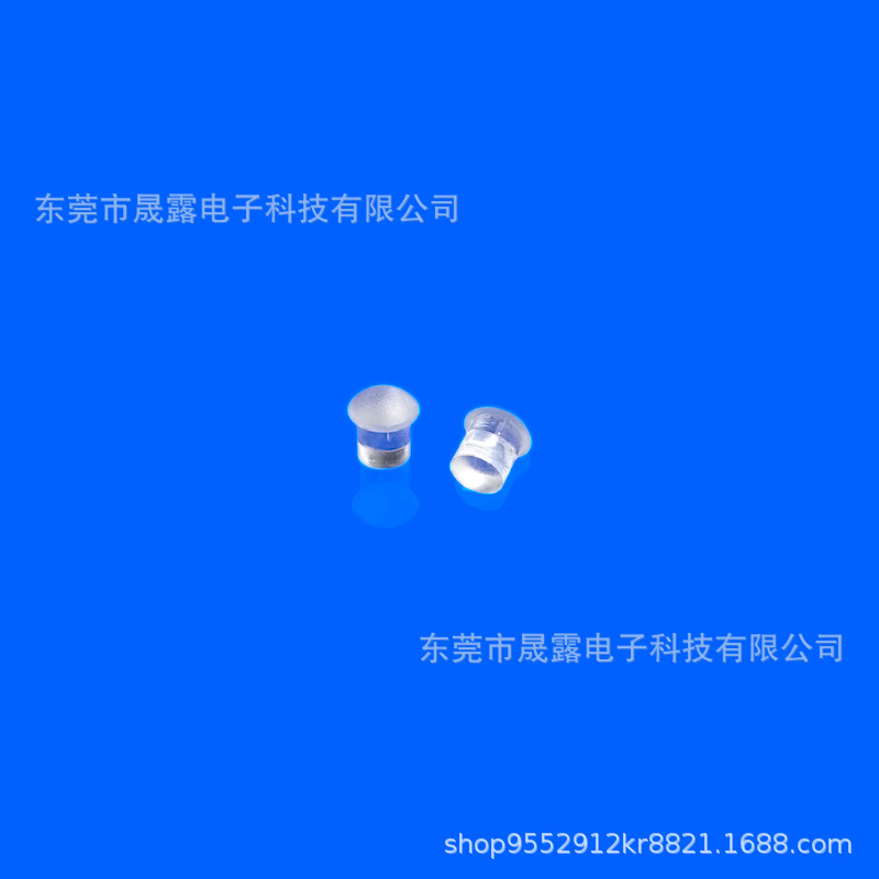 厂家直销LED导光柱LDT-4.0圆头带卡痕pc透明导光柱发光二极管导光