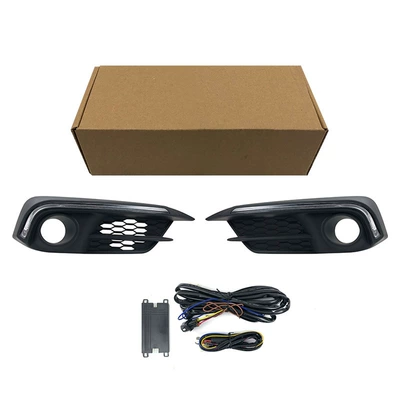 Suitable for 16-18 Tenth Generation Civic Daytime Running Lights Hondacivic Daytime Running Lights (Gündüz işıqları) - two-color-normal-white-light-turning-yellow-light-left-and-right-set