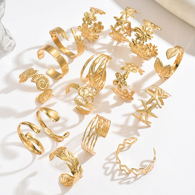 European and American Cross-Border Exaggerated Metal Flower Armband for Women, Sweet and Cool Sexy Butterfly Arm Bracelet, High-End Line Arm Bracelet