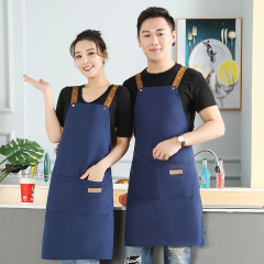 Apron household commercial canvas water-repellent apron work chef kitchen waiter catering special